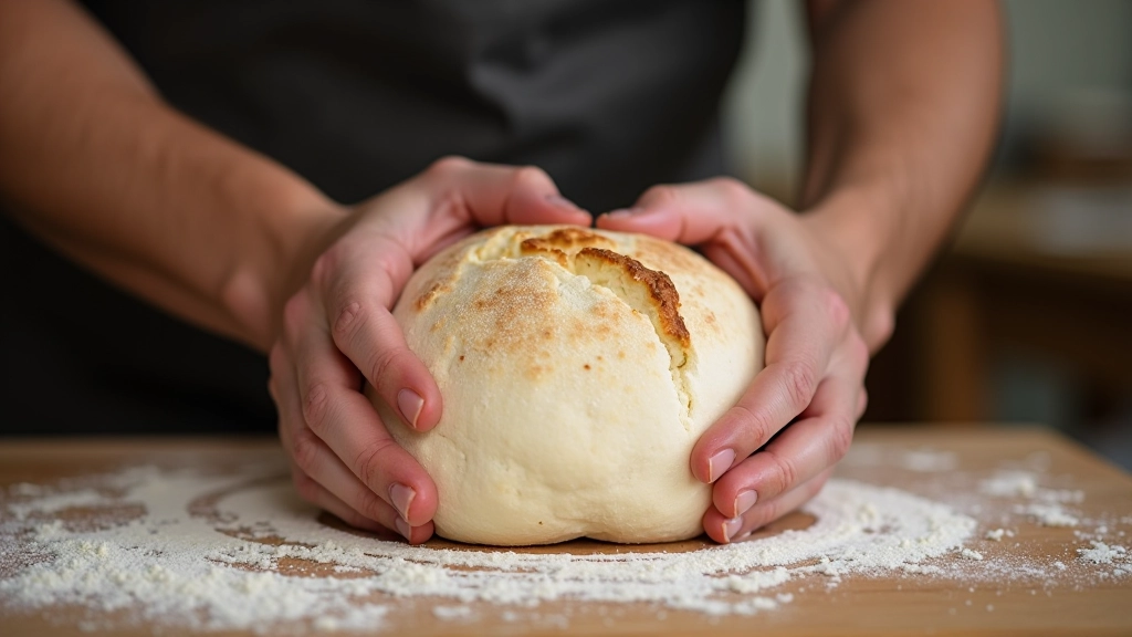 Proper sourdough loaf shaping technique showing how to build tension and structure for better oven spring